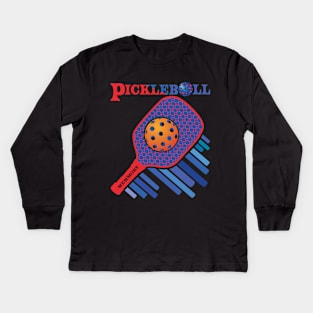 Pickleball Memory Kids Long Sleeve T-Shirt